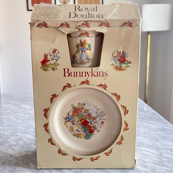 Royal Doulton Other - Vintage Royal Doulton Bunnykins Set 1980